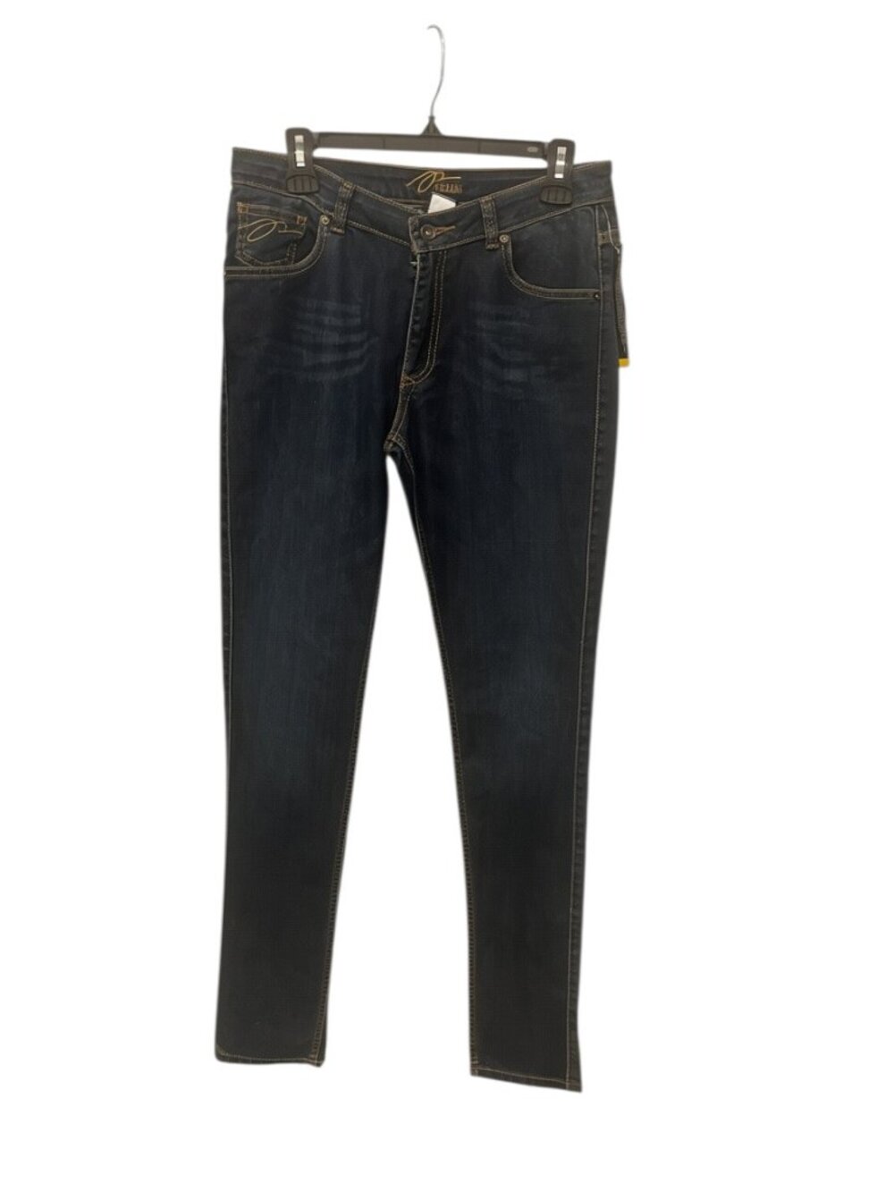 PZI Jeans Size 10 XLong Dark Wash Skinny Jeans NWT 36" Inseam Ankle Zippers